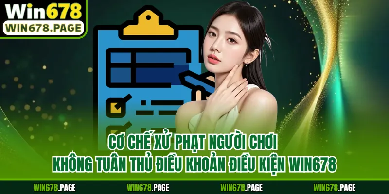 Cơ chế xử phạt người chơi không tuân thủ điều khoản điều kiện Win678 