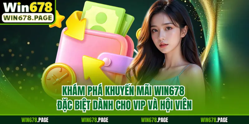 Khám phá khuyến mãi Win678 đặc biệt dành cho VIP và hội viên 