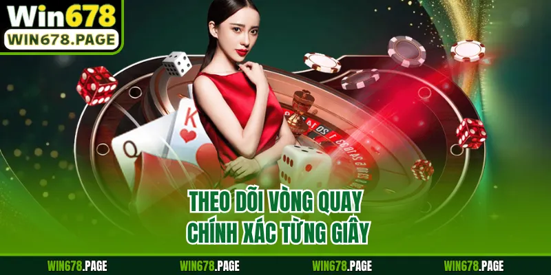 Theo dõi vòng quay chính xác từng giây